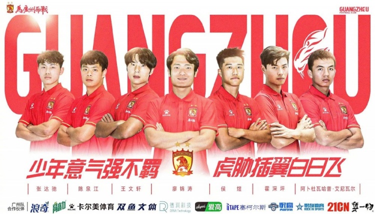  廣州隊球員王文軒轉(zhuǎn)會重慶銅梁龍，今年25歲，司職中衛(wèi) ???