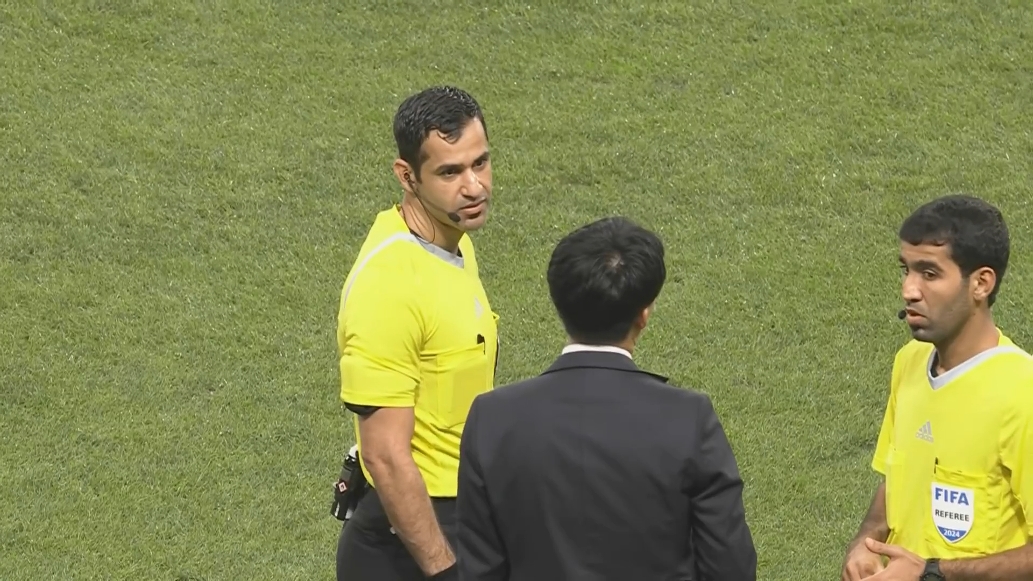  賈西姆執(zhí)法亞冠海港客戰(zhàn)神戶勝利船，此前主哨國足0-7日本