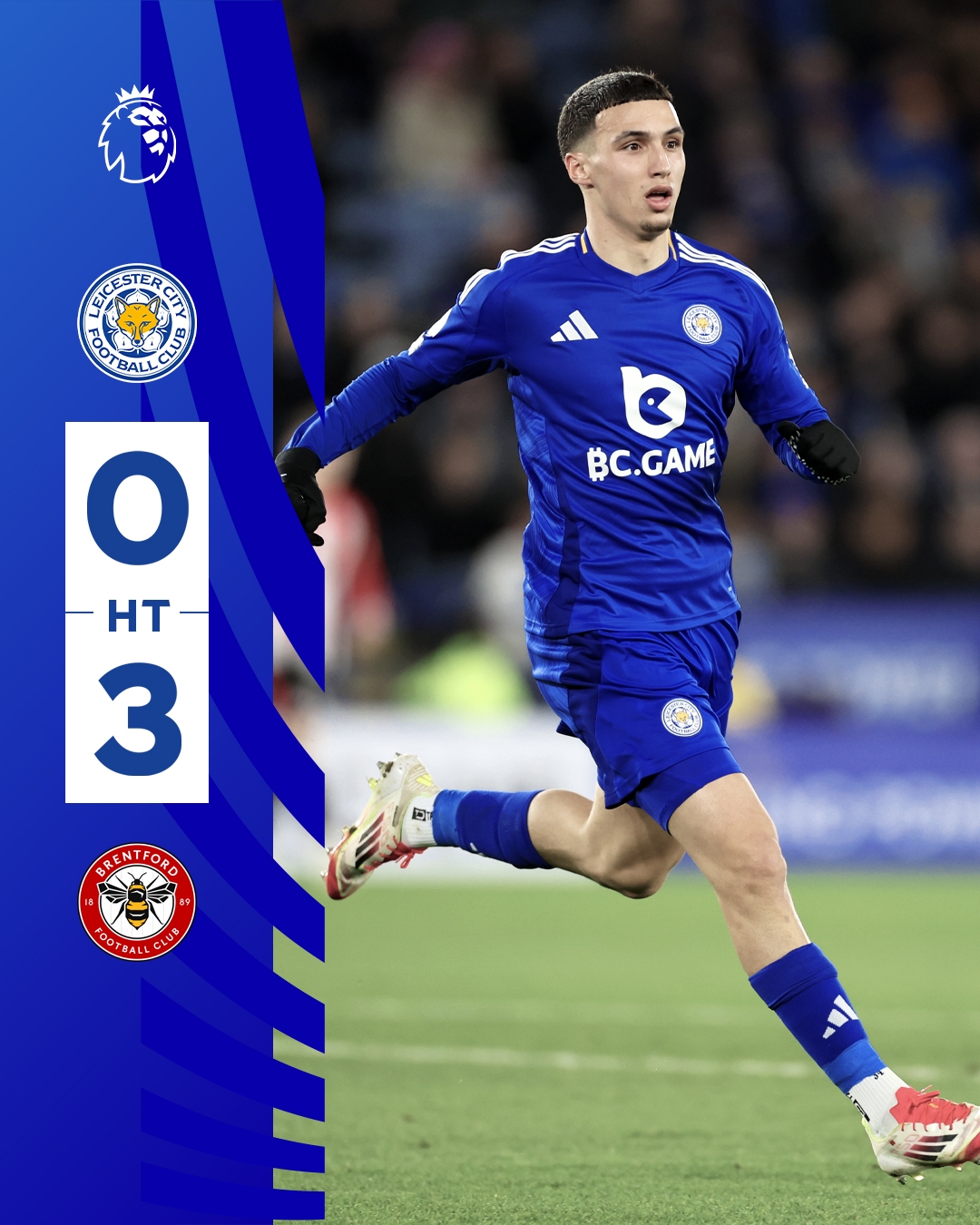  半場0-3！萊斯特若不進(jìn)球輸球，將主場6連敗0進(jìn)球創(chuàng)歷史最糟戰(zhàn)績