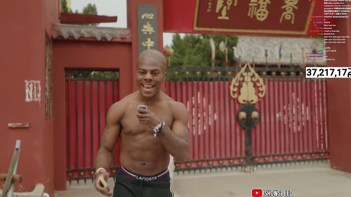  光頭造型！Speed中國行來到鄭州少林寺，上香拜佛學(xué)功夫