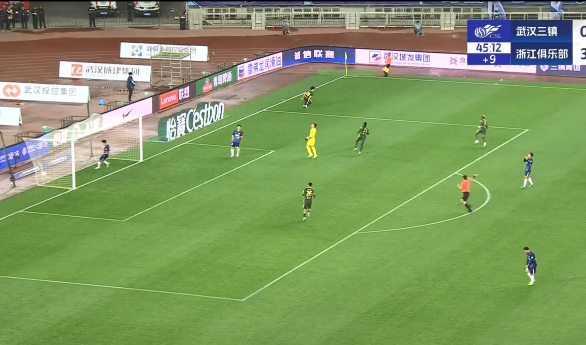  18歲王鈺棟中超處子球！三鎮(zhèn)后防白給，浙江半場4-0領(lǐng)先